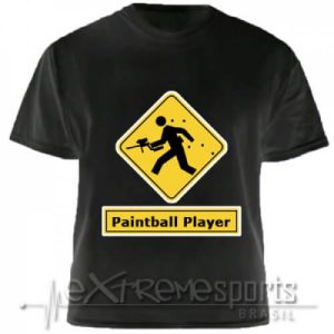 Camiseta Paintball Player Amarela
